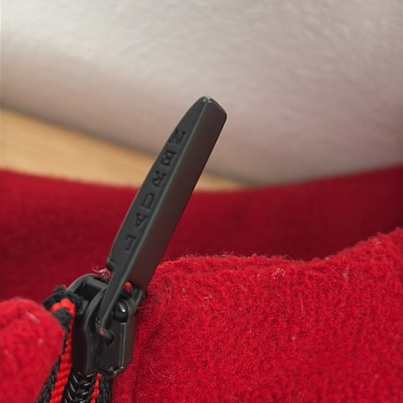 Lauren by Ralph Lauren red pullover quarter zip fleece - Picture 5 of 16